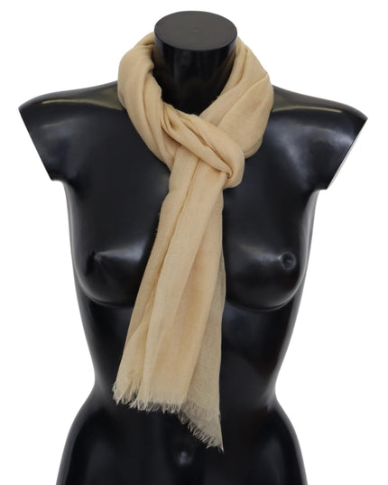 Missoni Elegant Cashmere Scarf in Beige