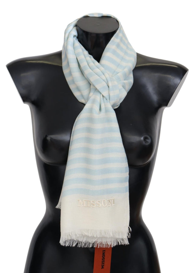 Missoni Elegant Cashmere Scarf with Linear Design