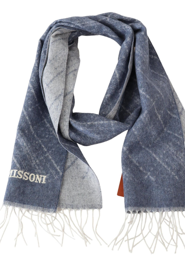 Missoni Elegant Cashmere Scarf with Signature Pattern