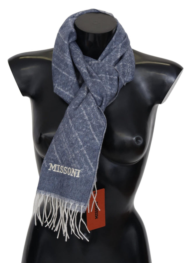 Missoni Elegant Cashmere Scarf with Signature Pattern