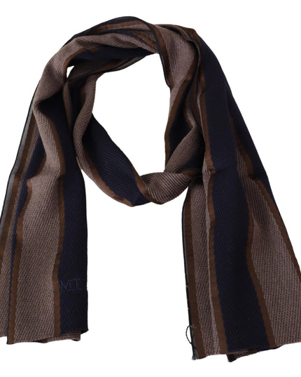 Missoni Elegant Striped Wool Scarf