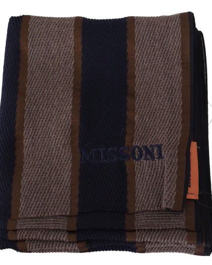 Missoni Elegant Striped Wool Scarf