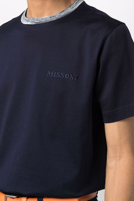 Missoni T-Shirts And Polos Blue