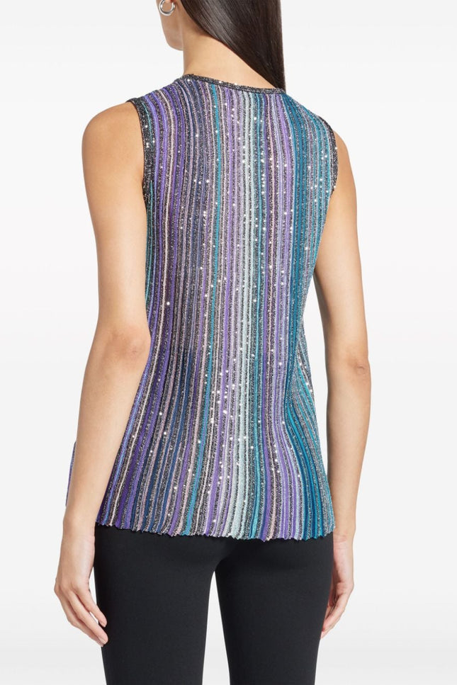 Missoni Top Clear Blue