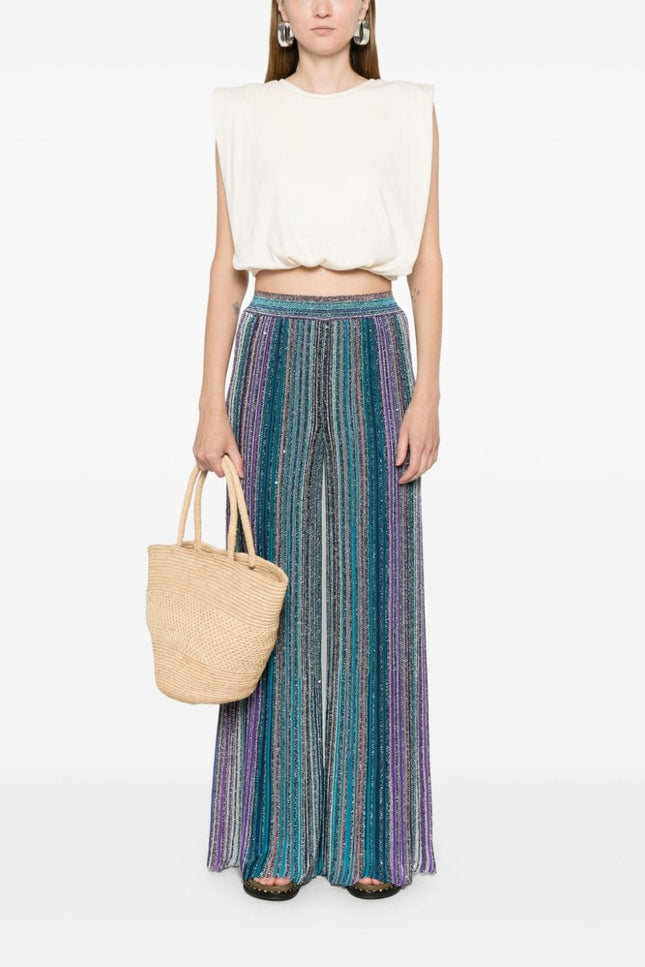 Missoni Trousers Clear Blue