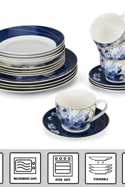 Mizuki New Bone China Dinnerware Set Of 20 In Gift Box