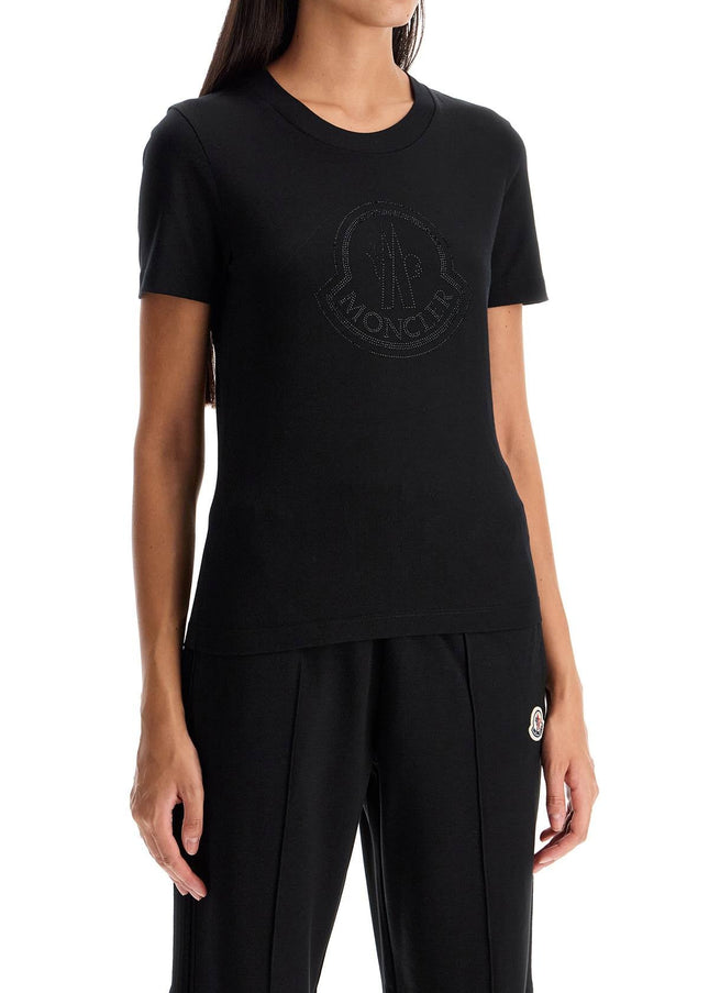 Moncler 'logo rhinestone t-shirt