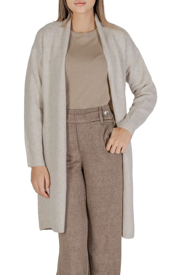 Morgan De Toi Beige Polyester Cardigan