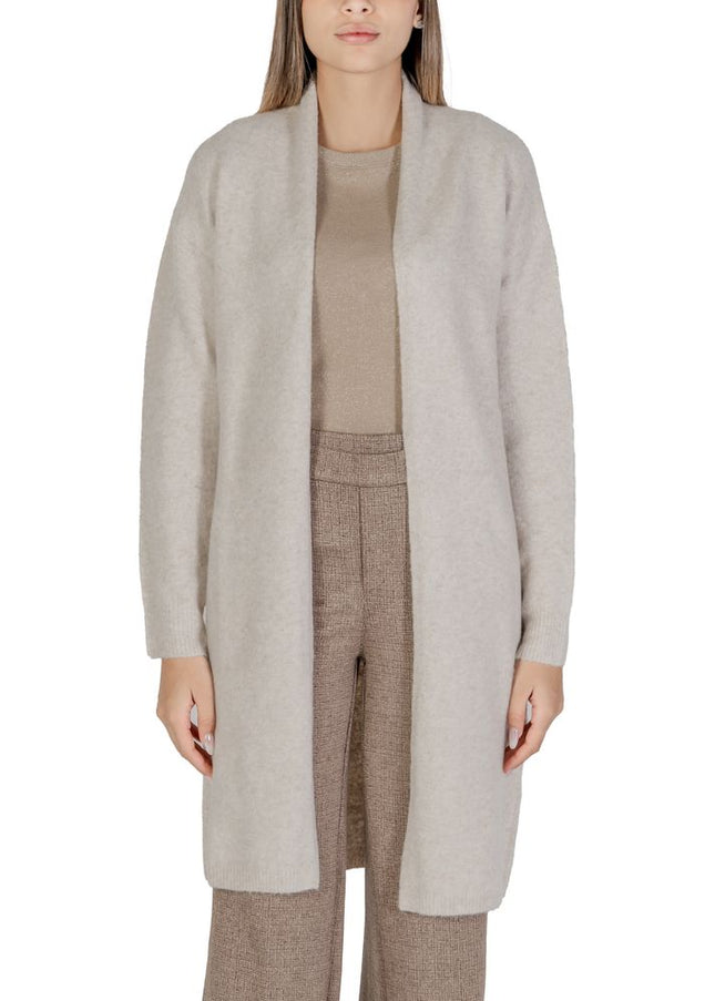 Morgan De Toi Beige Polyester Cardigan