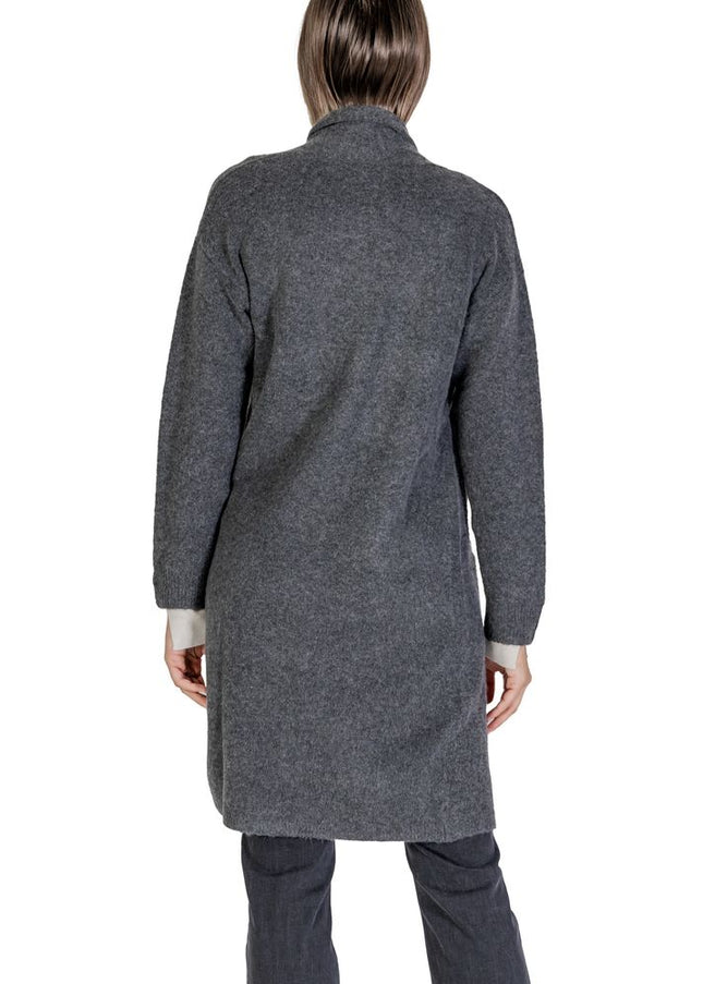 Morgan De Toi Gray Polyester Cardigan