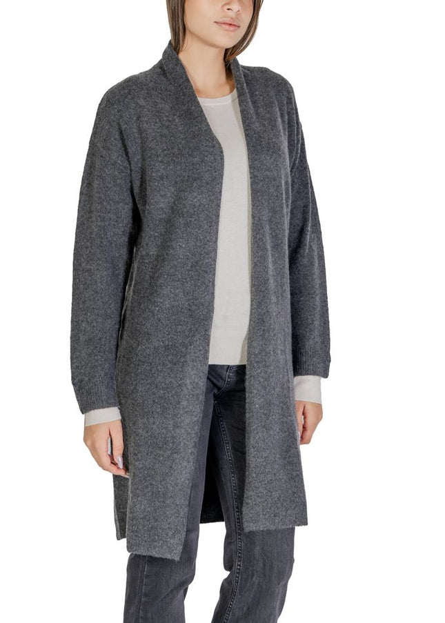 Morgan De Toi Gray Polyester Cardigan