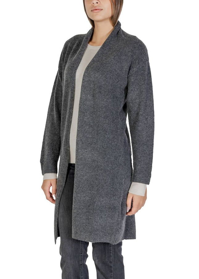 Morgan De Toi Gray Polyester Cardigan