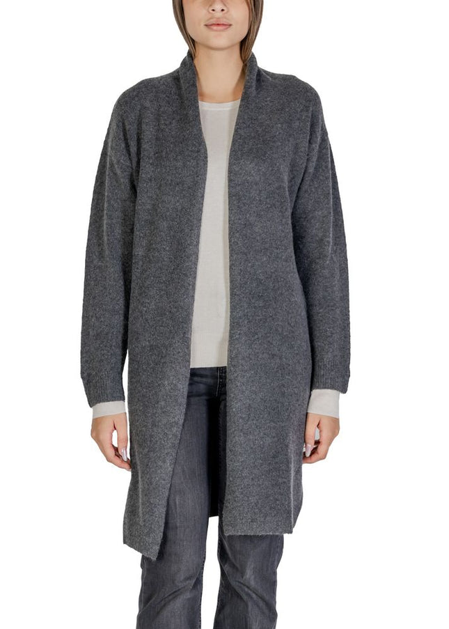 Morgan De Toi Gray Polyester Cardigan