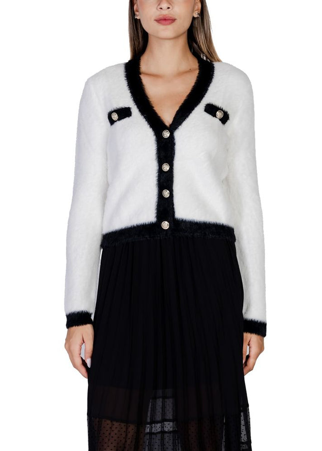 Morgan De Toi White Polyamide Cardigan