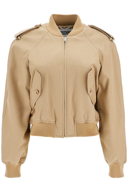 Moschino gabardine bomber