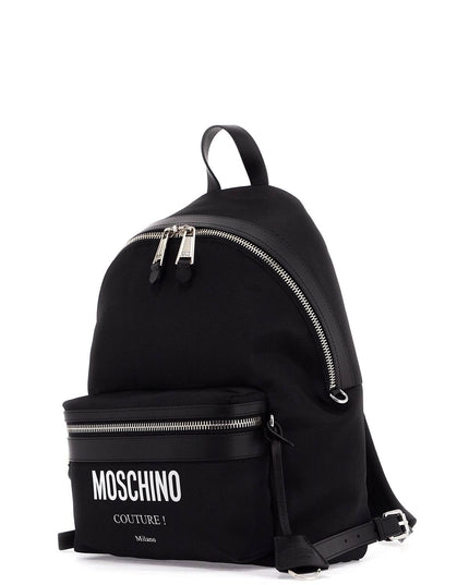 Moschino nylon backpack for everyday