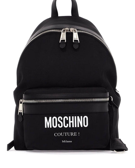 Moschino nylon backpack for everyday