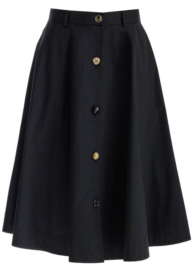 Moschino 'poplin skirt with buttons'