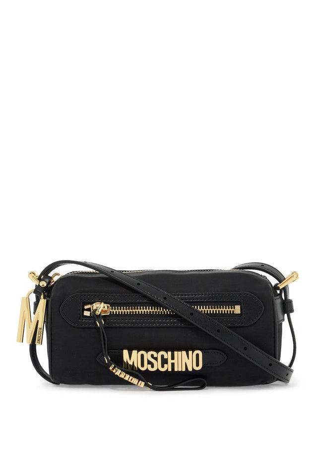 Moschino shoulder bag with metal logo detail