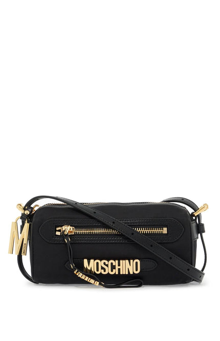 Moschino shoulder bag with metal logo detail