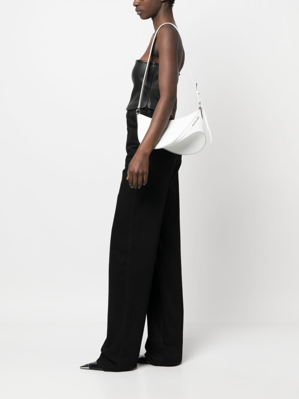 Mugler Bags.. White-women > bags > shoulder-Mugler-UNI-White-Urbanheer