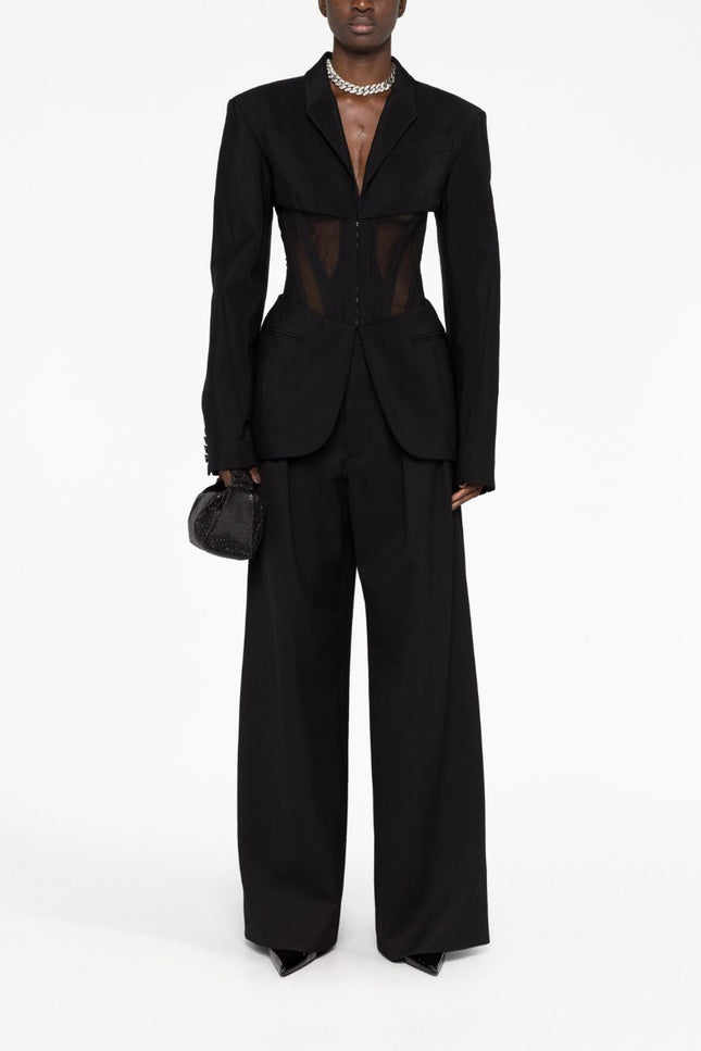 Mugler Jackets Black-women > clothing > jackets-Mugler-Urbanheer