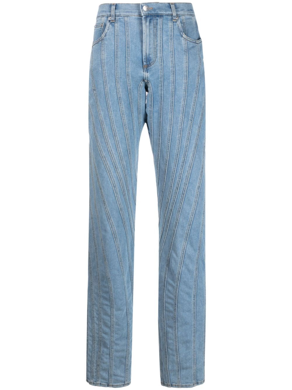 Mugler Jeans Clear Blue-women>clothing>jeans>classic-Mugler-Urbanheer