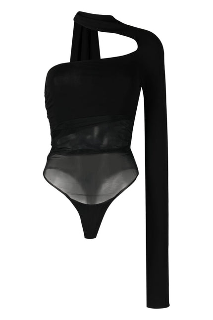 Mugler Top Black-women > clothing > topwear-Mugler-Urbanheer