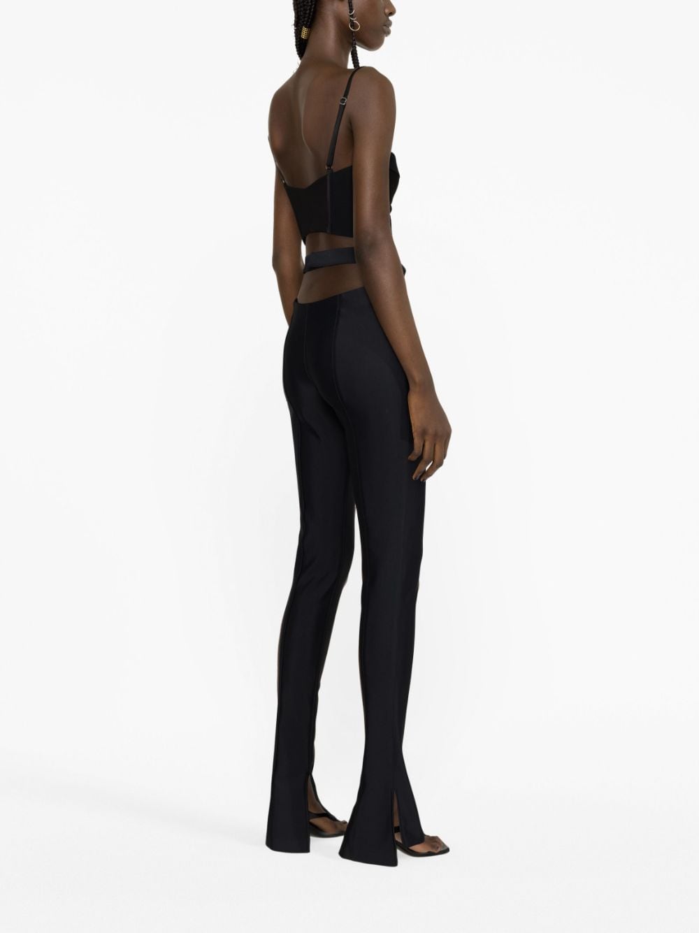 Mugler Trousers Black-women > clothing > trousers-Mugler-Urbanheer