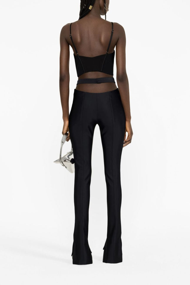 Mugler Trousers Black-women > clothing > trousers-Mugler-Urbanheer