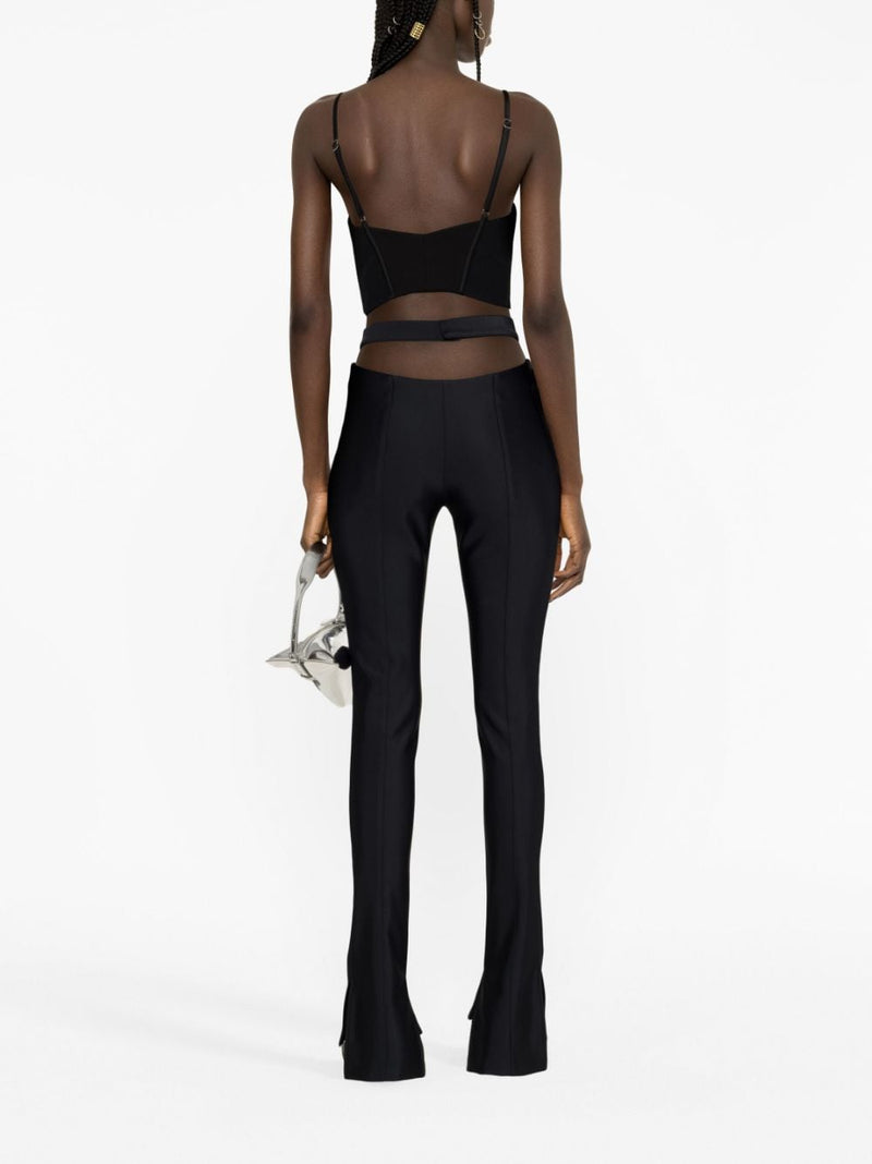 Mugler Trousers Black-women > clothing > trousers-Mugler-Urbanheer