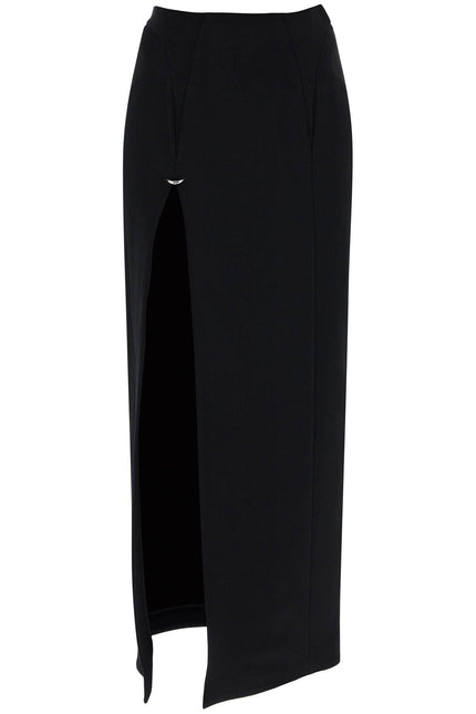 Mugler long skirt with piercing detail