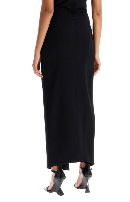 Mugler long skirt with piercing detail