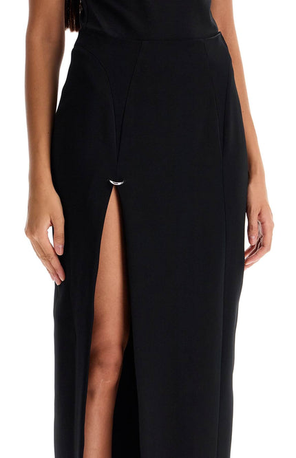 Mugler long skirt with piercing detail