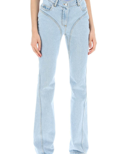 Mugler skinny flared jeans