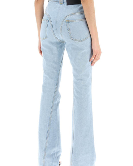 Mugler skinny flared jeans