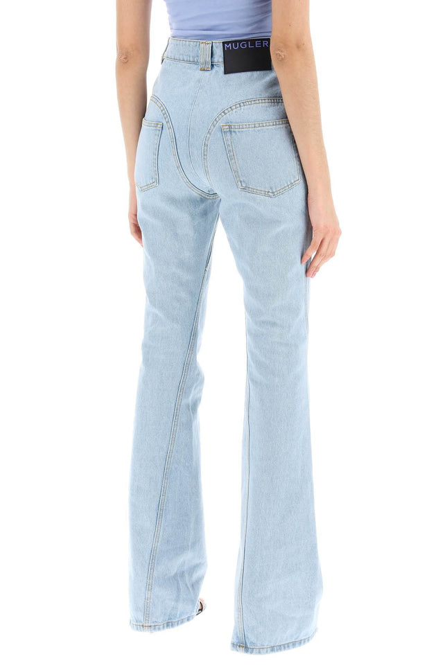 Mugler skinny flared jeans