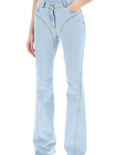 Mugler skinny flared jeans