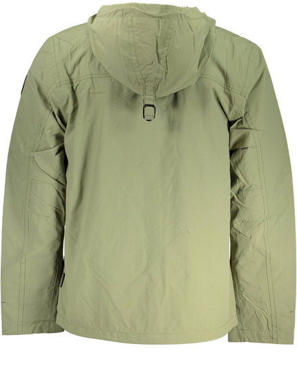 NAPAPIJRI GREEN MEN'S SPORTS JACKET-Giacche-NAPAPIJRI-Urbanheer