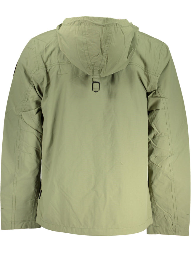 NAPAPIJRI GREEN MEN'S SPORTS JACKET-Giacche-NAPAPIJRI-Urbanheer