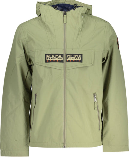 NAPAPIJRI GREEN MEN'S SPORTS JACKET-Giacche-NAPAPIJRI-Urbanheer