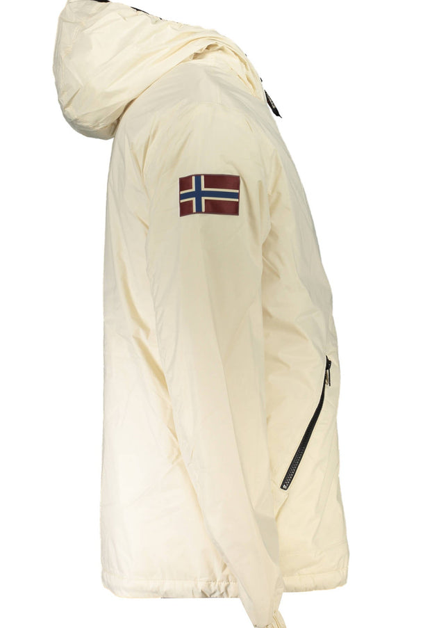 NAPAPIJRI MAN'S WHITE JACKET-2