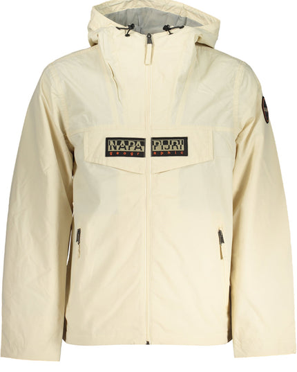 NAPAPIJRI MEN'S BEIGE SPORTS JACKET-Giacche-NAPAPIJRI-Urbanheer