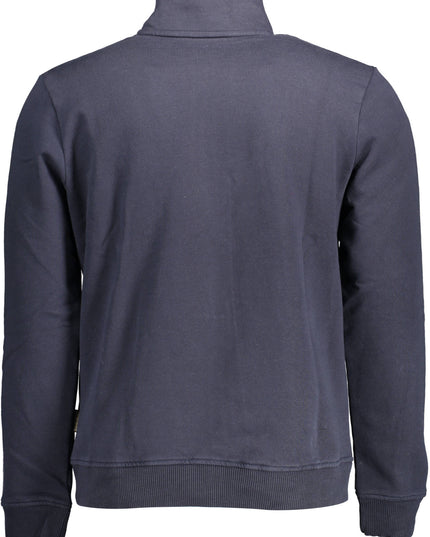 NAPAPIJRI MEN'S BLUE SWEATSHIRT WITH ZIP-1