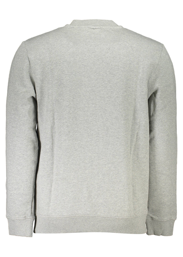 NAPAPIJRI MEN'S GRAY ZIPLESS SWEATSHIRT-1