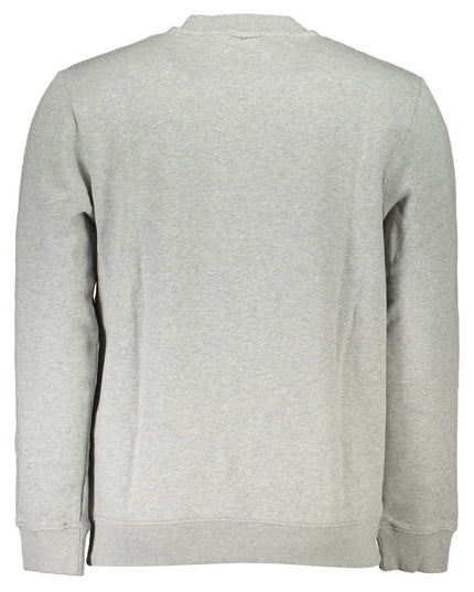 NAPAPIJRI MEN'S GRAY ZIPLESS SWEATSHIRT-1