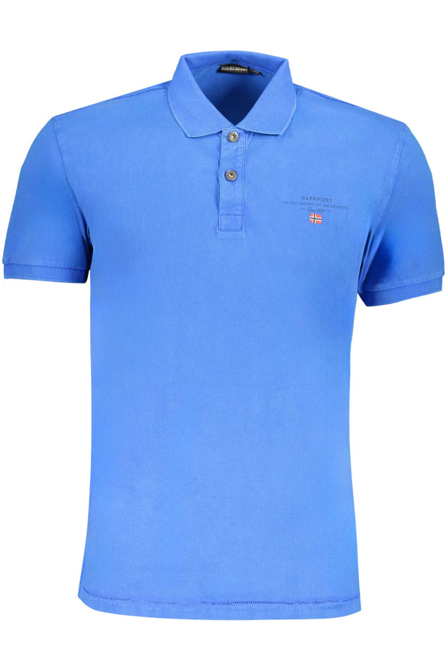 NAPAPIJRI MEN'S SHORT SLEEVED POLO SHIRT BLUE-0