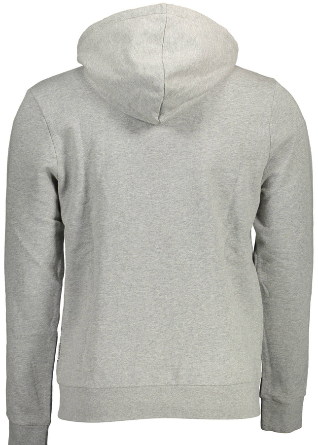 NAPAPIJRI SWEATSHIRT WITH ZIP MAN GRAY-1