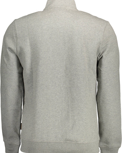 NAPAPIJRI SWEATSHIRT WITH ZIP MAN GRAY-1