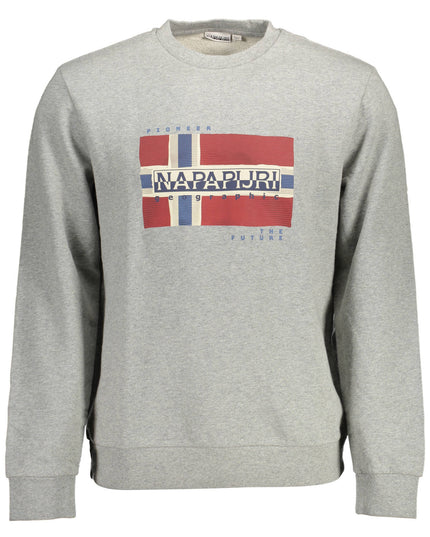 NAPAPIJRI SWEATSHIRT WITHOUT ZIP MAN GRAY-0